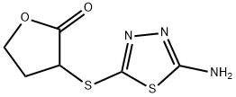 3-((5-亚胺-4,5-二氢-1,3,4-噻二唑-2-基)硫代)二氢呋喃-2(3H)-酮 结构式