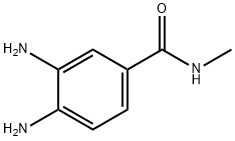 3,4-DIAMINO-N-METHYLBENZAMIDE 结构式