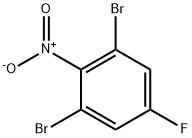 1,3-二溴-5-氟-2-硝基苯 结构式
