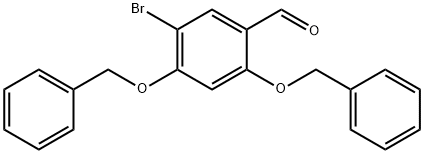 2,4-bis(benzyloxy)-5-bromobenzaldehyde 结构式