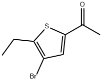 1-(4-Bromo-5-ethylthiophen-2-yl)ethanone 结构式