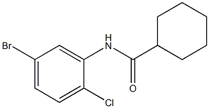 N-(5-Bromo-2-chlorophenyl)cyclohexanecarboxamide 结构式