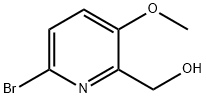 (6-溴-3-甲氧基吡啶-2-基)甲醇 结构式