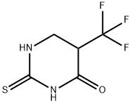 四氢-2-硫代-5-(三氟甲基)-4(1H)-嘧啶酮 结构式