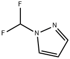 1-二氟甲基吡唑 结构式