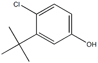 3-(叔丁基)-4-氯苯酚 结构式