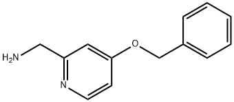 (4-(benzyloxy)pyridin-2-yl)methanamine 结构式