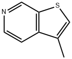 3-甲基噻吩并[2,3-C]吡啶 结构式