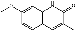 7-甲氧基-3-甲基喹啉-2-酮 结构式