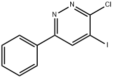 3-氯-4-碘-6-苯基哒嗪 结构式