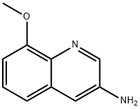 8-甲氧基喹啉-3-胺 结构式