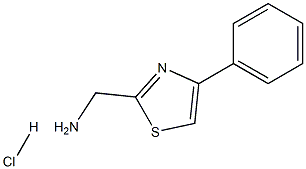 4-苯基噻唑-2-甲胺盐酸盐 结构式