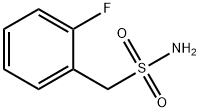 1-(2-氟苯基)甲烷磺酰胺 结构式