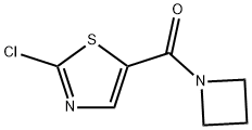 Azetidin-1-yl(2-chlorothiazol-5-yl)methanone 结构式