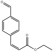 (Z)-ethyl 3-(4-formylphenyl)acrylate 结构式
