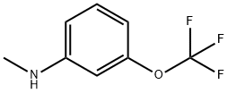 N-甲基-3-(三氟甲氧基)苯胺 结构式