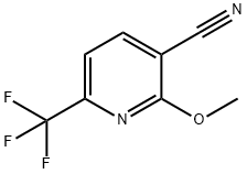 2-甲氧基-6-(三氟甲基)吡啶-3-甲腈 结构式