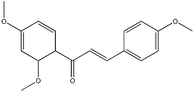 2',4,4'-三甲氧基二氢查耳酮 结构式