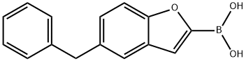5-benzylbenzofuran-3-ylboronic acid 结构式
