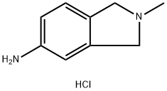 2-甲基异吲哚啉-5-胺二盐酸盐 结构式