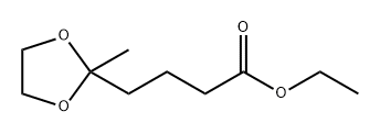 ethyl 4-(2-methyl-1,3-dioxolan-2-yl)butanoate 结构式