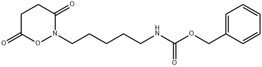 benzyl 5-(3,6-dioxomorpholino)pentylcarbamate 结构式