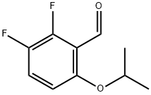 2,3-二氟-6-异丙氧基苯甲醛 结构式