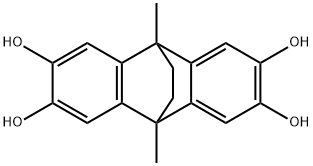 9,10-dimethyl-9,10-dihydro-9,10-ethanoanthracene-2,3,6,7-tetraol 结构式