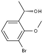 (S)-1-(3-溴-2-甲氧基苯基)乙-1-醇 结构式
