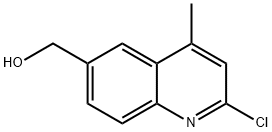 (2-chloro-4-methylquinolin-6-yl)methanol 结构式