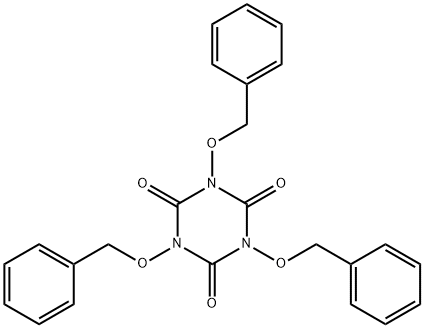1,3,5-三苄氧基-1,3,5-三嗪烷-2,4,6-三酮 结构式