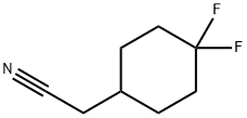 2-(4,4-二氟环己基)乙腈 结构式