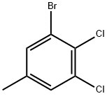 3-溴-4,5-二氯甲苯 结构式