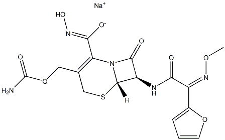 头孢唑肟杂质 结构式