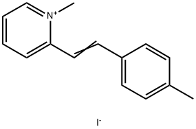 1-METHYL-2-(4-METHYLSTYRYL)PYRIDINIUM IODIDE 结构式