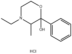 4-ethyl-2-hydroxy-3-methyl-2-phenylmorpholine HCl