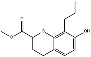 甲基 7-羟基-8-丙基色烷-2-甲酸基酯 结构式