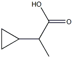 2-Cyclopropyl-propionic acid 结构式