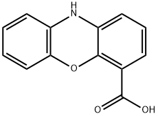 10H-phenoxazine-4-carboxylic acid 结构式