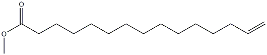 十五碳烯酸甲酯(顺-14) 结构式