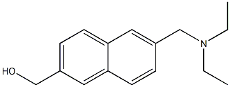 (6-((diethylamino)methyl)naphthalen-2-yl)methanol 结构式