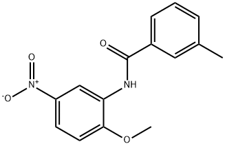 2'-METHOXY-3-METHYL-5'-NITROBENZANILIDE 结构式