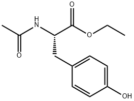N-ACETYL-D-TYROSINE ETHYL ESTER 结构式