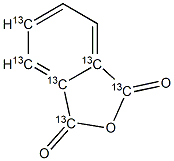 Phthalic-13C6 anhydride
		
	 结构式