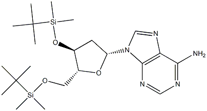 3',5'-O-双TBDMS-2'-脱氧腺苷 结构式