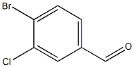 3-氯-4-溴苯甲醛 结构式