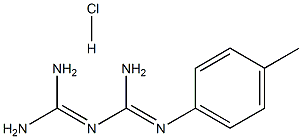 1-(二氨基亚甲基)-2-(对-甲苯基)胍盐酸盐 结构式