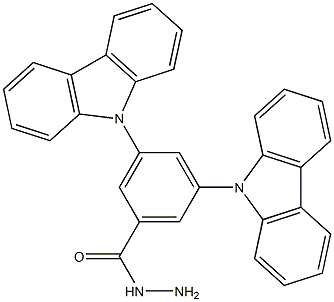 3,5-二(9H-咔唑-9-基)苯酰阱 结构式