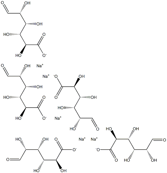 L-古罗糖醛酸五糖 结构式