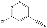 6-Chloropyridazine-4-carbonitrile 结构式